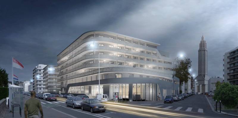 Hôtel de tourisme 4* avec vue mer LE HAVRE Hilton Garden Inn